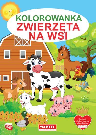 Kolorowanka zwierzęta na wsi 859991 | ZABAWKI \ Książeczki i ...