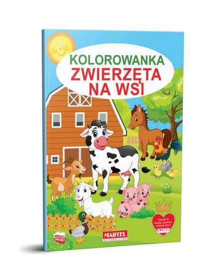 Kolorowanka zwierzęta na wsi 859991 | ZABAWKI \ Książeczki i ...