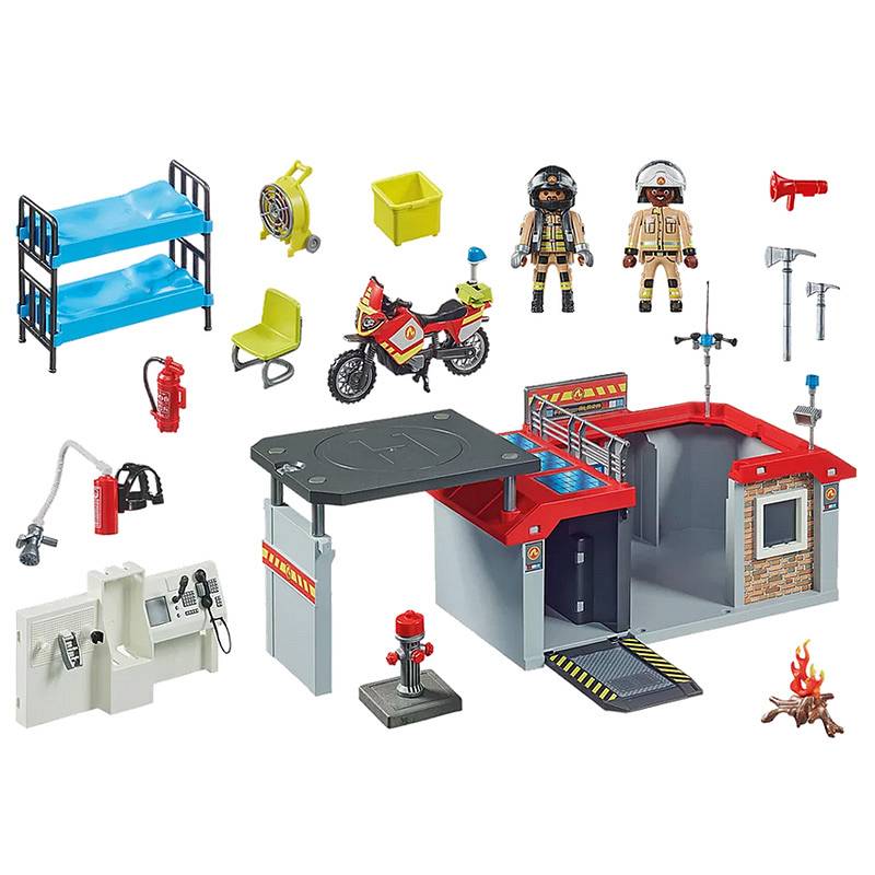 Playmobil 71193 Remiza strażacka | ZABAWKI \ Figurki PRODUCENCI ...