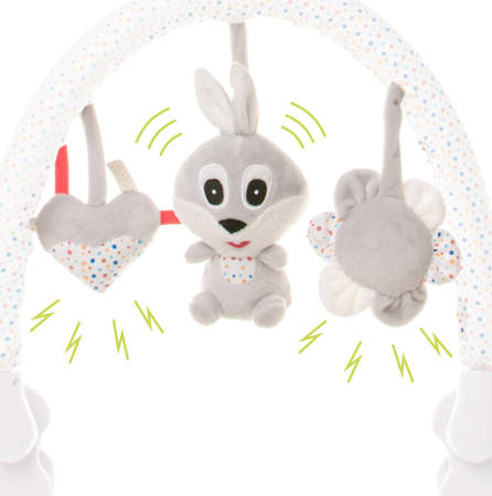 4BABY P&E Pluszowy pałąk Plush Arch Rabbit R12 957909