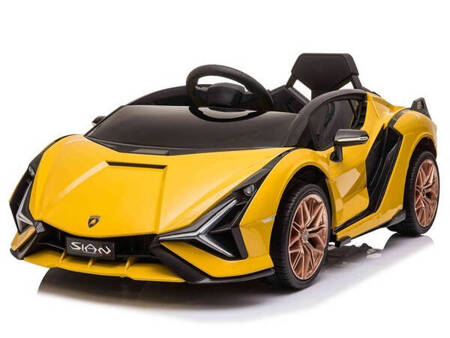 Auto na akumulator Lamborghini Sian Żółty 450682