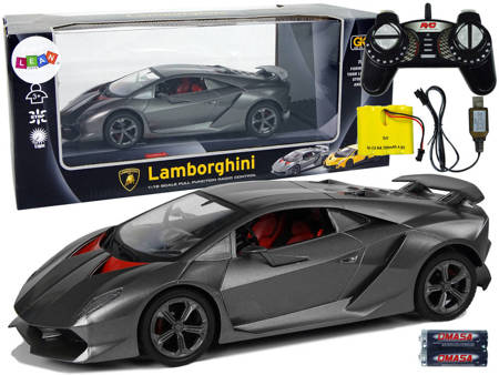 Auto sportowe wyścigowe R/C 1:18 Lamborghini Sesto Elemento 2.4G światła 756655