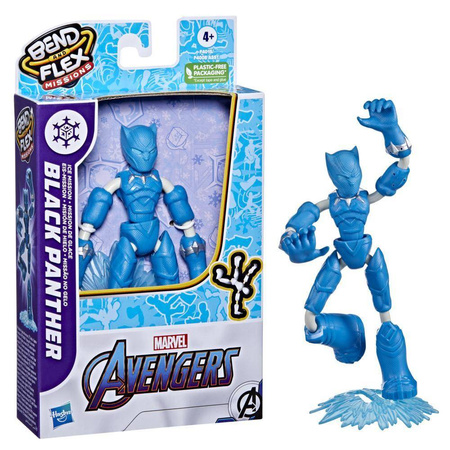 Avengers F4008/F4015 Figurka Bend And Flex Black Panther 954537
