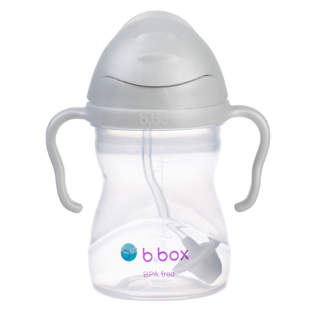 B.Box Bidon Ze Słomką 240ml Szary 010609