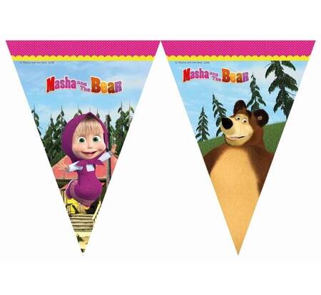 BANNER MASHA AND THE BEAR FLAGI 2,3m 865637