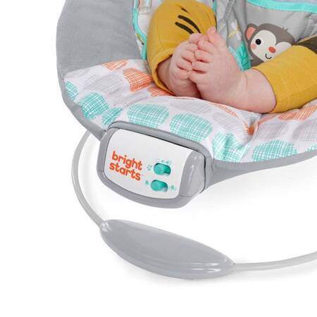 BRIGHT STARTS Leżaczek z wibracjami i muzyką Whimsical Wild™ 0m+ do 9kg 118058