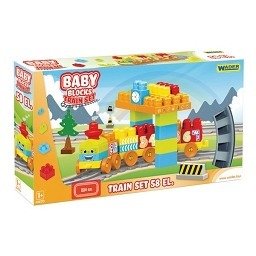 Baby blocks railway kolejka 2,24m wader 41470