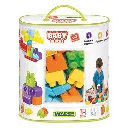 Baby blocks torba 60szt 414105