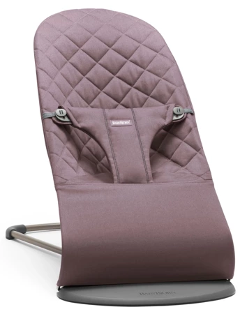 BabyBjorn leżaczek Bliss Cotton dark Purple (rama Dark Grey) 060341