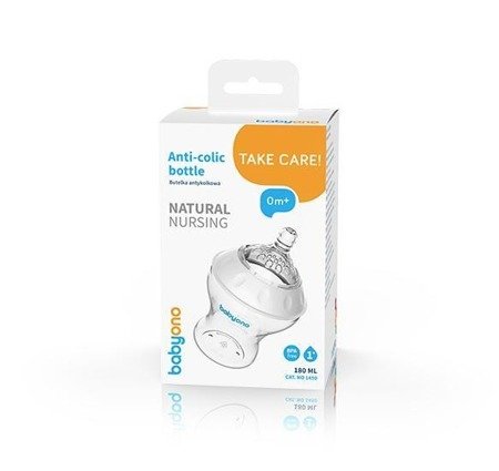 Babyono butelka 180ml 0m+ natural nursing 406007