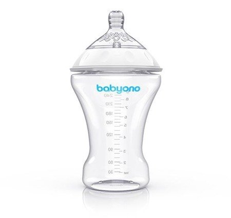 Babyono butelka antykolkowa 260ml 0m+ natural nursing 406014