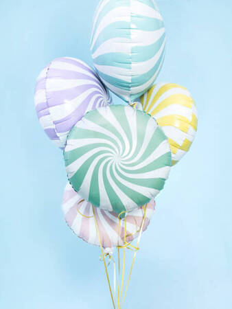 Balon foliowy Cukierek 35cm miętowy 793002