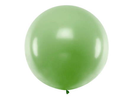 Balon okrągły 1m Pastel Green 746992