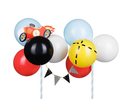 Balonowy topper na tort Autko 29cm 036246