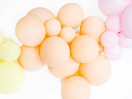 Balony 14'', pastel peach cream (1 op. / 100 szt.)