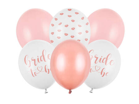 Balony 30 cm Bride to be mix 6szt 006652