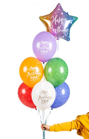 Balony 30 cm Happy Birthday To You A'6 mix 199200