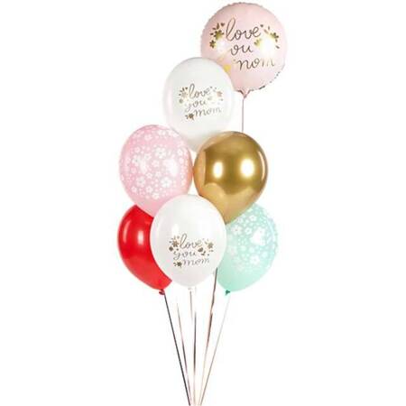 Balony 30cm Love you mom A'6 003576