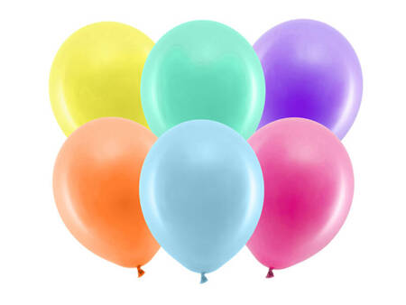 Balony Rainbow 30cm pastel mix 10szt 163591