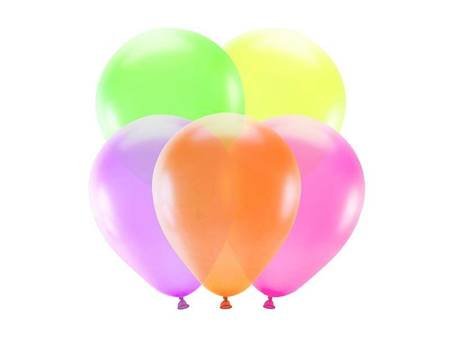 Balony neonowe 25cm, mix (1 op. / 5 szt.)