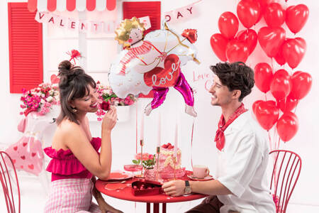 Baner Valentines Day 150x13cm mix 012042