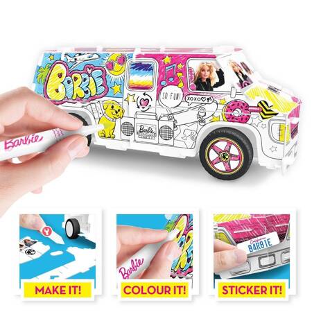 Barbie BTBA-M01Y Maker Kitz Zestaw Kreatywny pomaluj kampera 856077