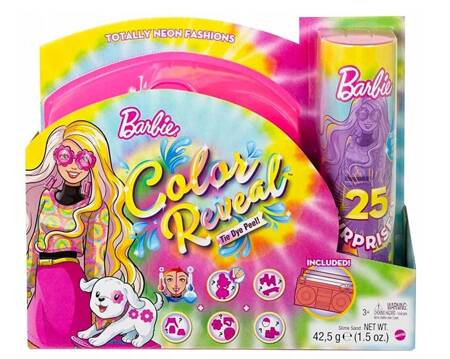 Barbie Color Reveal lalka niespodzianka Totally Neon 007530