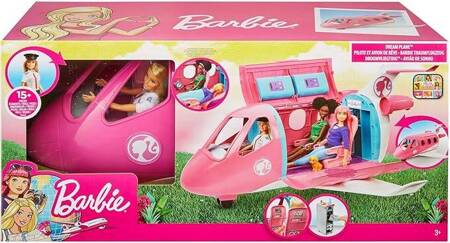 Barbie GJB33 Samolot + lalka pilot 807448