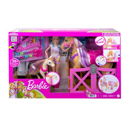 Barbie GXV77 Zestaw koniki Stylizacja i opieka 963298