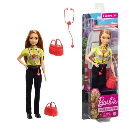 Barbie GYT28 Kariera Lalka Ratowniczka medyczna 979022