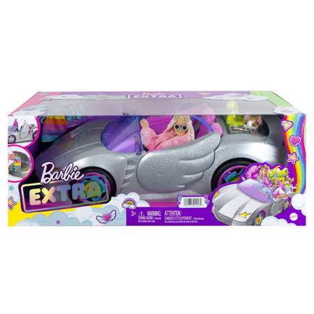 Barbie HDJ47 Extra kabriolet + akcesoria 024469