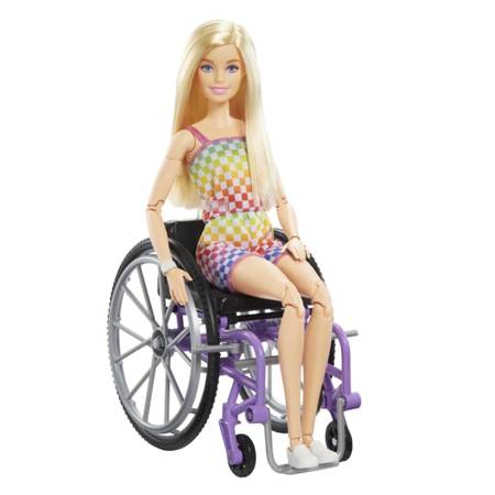 Barbie HJT13 Lalka na wózku inwalidzkim 094127