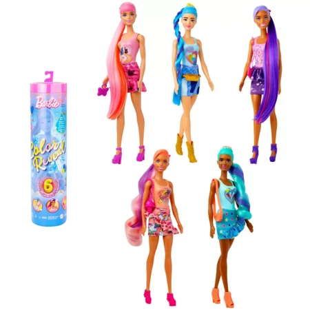 Barbie HJX55 Color Reveal Lalka z niespodziankami 097685