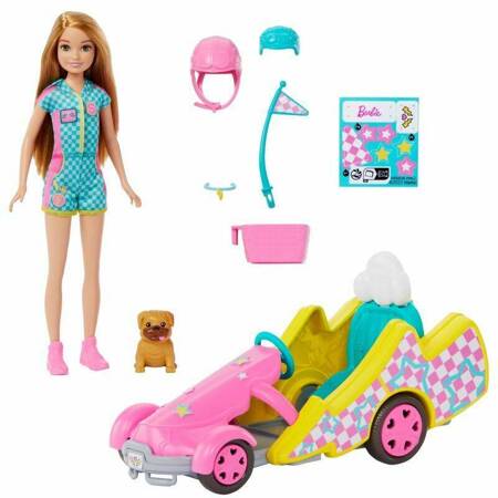 Barbie HRM08 Lalka + gokart 180325