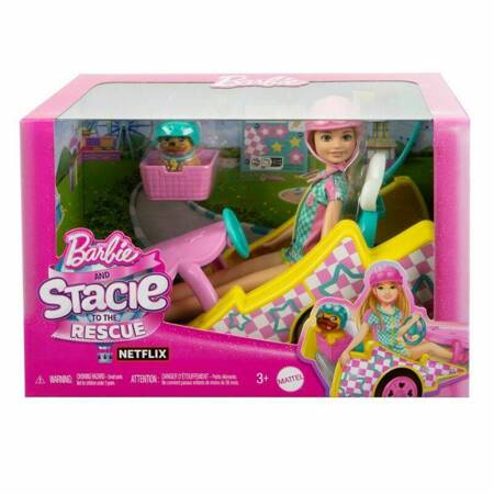 Barbie HRM08 Lalka + gokart 180325