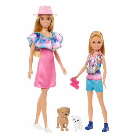 Barbie HRM09 2 lalki na wycieczce + akcesoria 180349