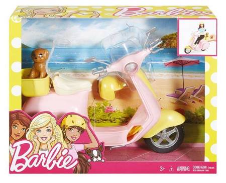 Barbie frp56 skuter ze szczeniaczkiem