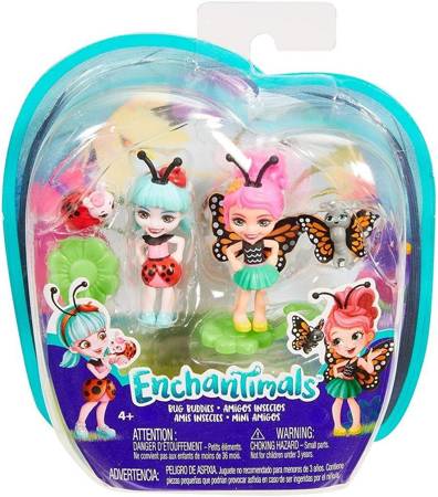 Barbie fxm86 enchantimals małe przyjaciółki -2 pak