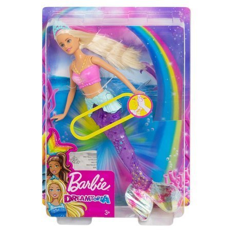 Barbie gfl82 magiczna syrenka świecący ogon 