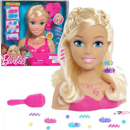 Barbie głowa blond 625381
