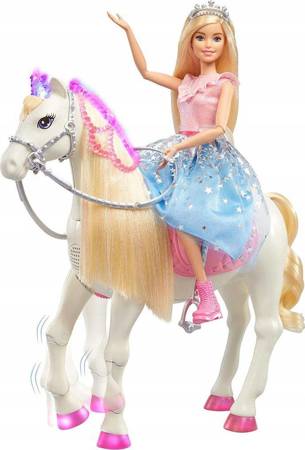 Barbie gml79 przygody księżniczek koń św/dzwięk