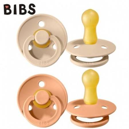 Bibs Smoczki A'2 M 0-6M Vanilia/Peach 2- Pak M