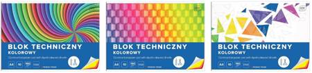 Blok techniczny in a4 10k kolor barw.w masie 070029 /10/