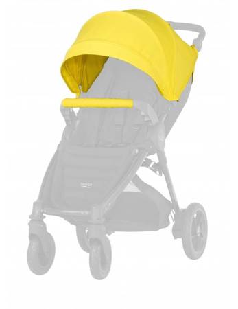 Britax B-Agile 4 Plus Cosmos Black + Daszek Sunshine Yellow