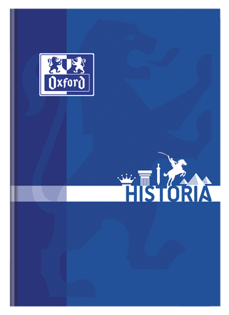 Brulion Oxford temat. A5 80k 90g Historia krata szyty 355526
