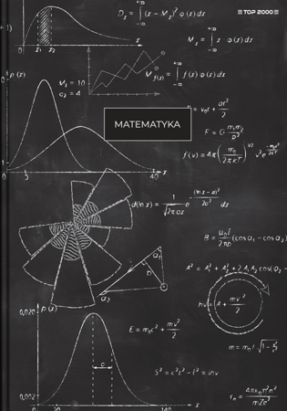 Brulion Top 2000 A5 80k krata z marginesem 70g Megamix Matematyka szyty 408642