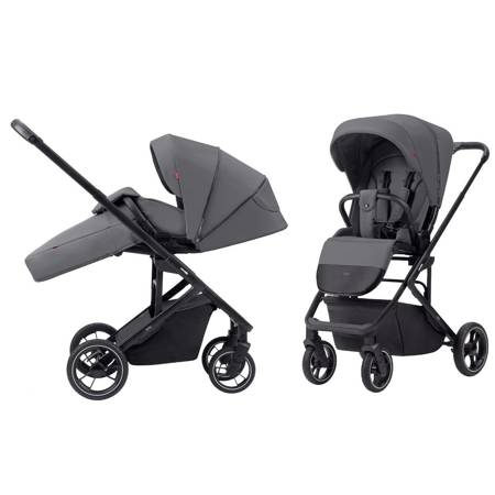 CARRELLO Alfa 2023 CRL-5508 Graphite Grey Wózek dla dziecka