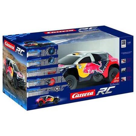 Carrera Auto RC Peugeot 08 DKR16 Red Bull 116547