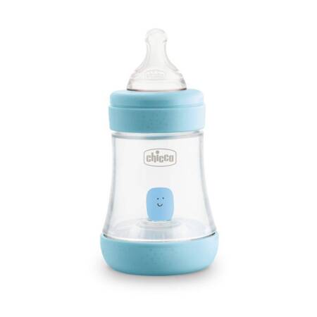 Chicco Butelka Antykolkowa Perfect5 150 ml kol.light blue smoczek silikonowy przepływ wolny 0M+ boy 121946