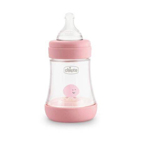 Chicco Butelka Antykolkowa Perfect5 150 ml kol.pink smoczek silikonowy przepływ wolny 0M+ girl 121939